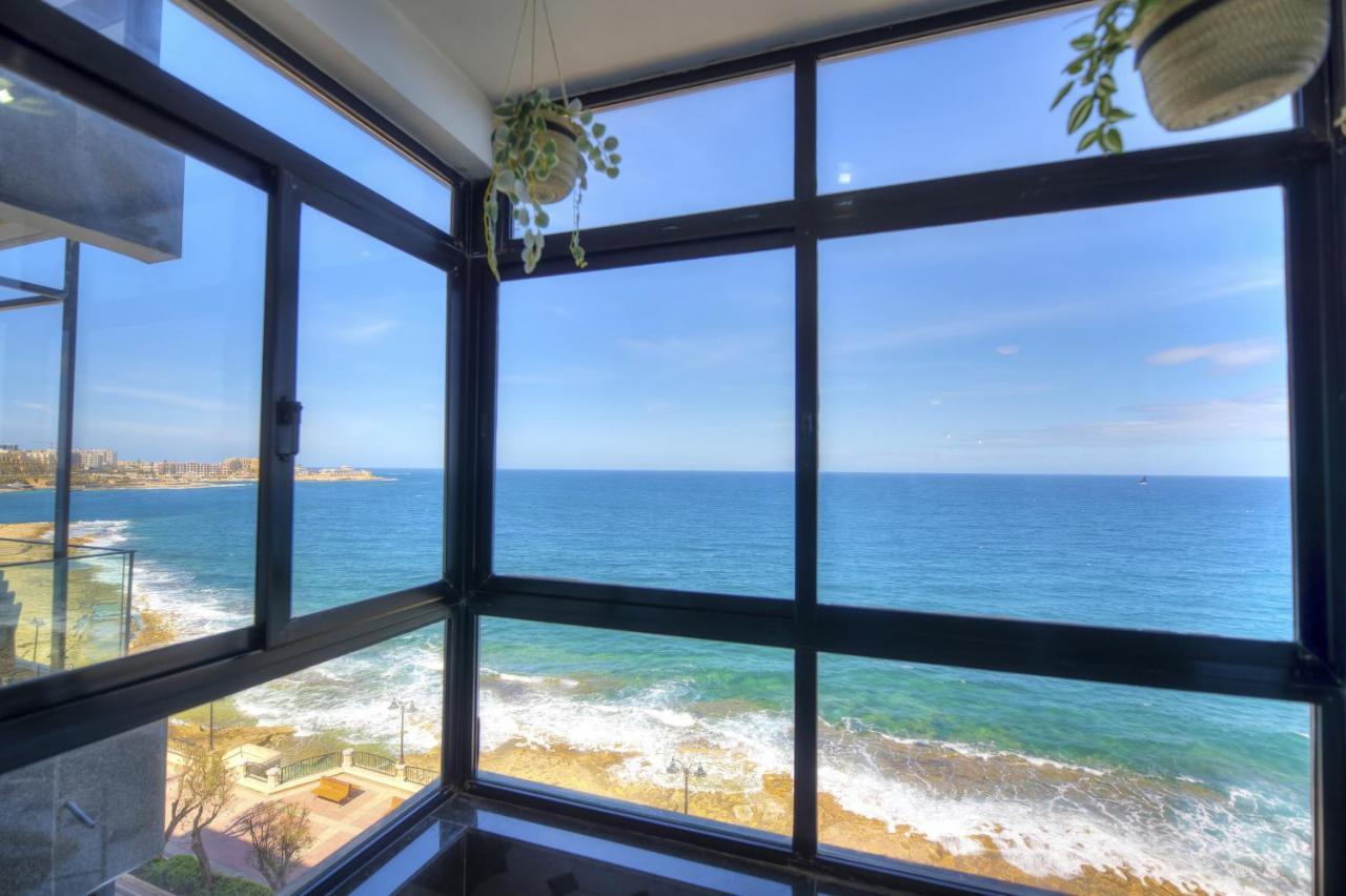 Beautifully Furnished Seafront 4 Bedrooms Goslm-4 斯利马 外观 照片